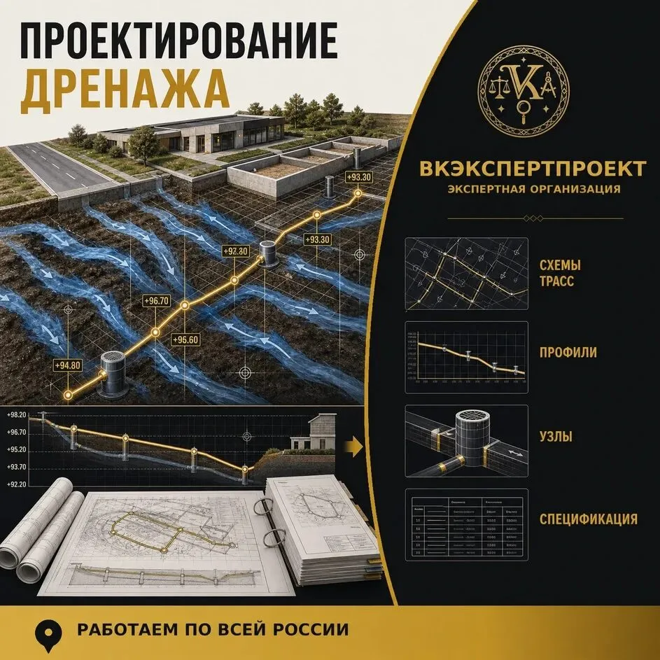 Проектирование дренажа