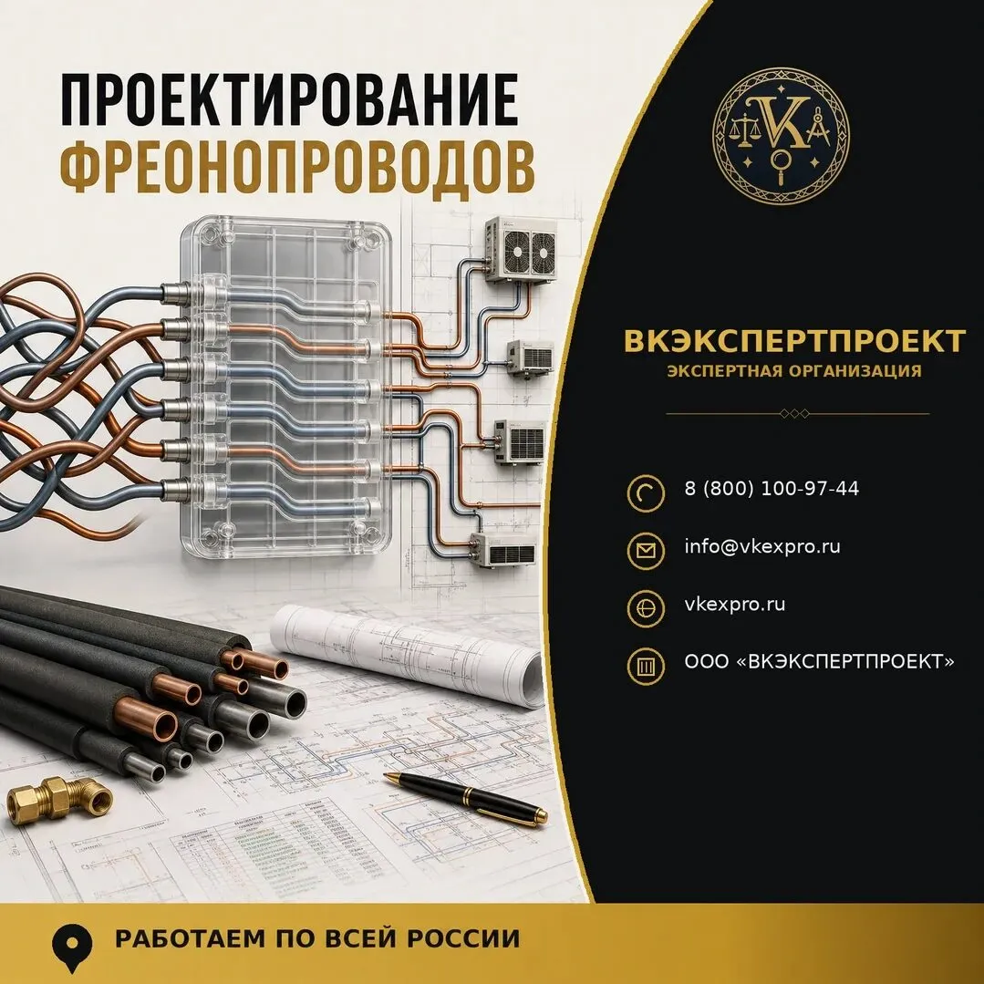 Проектирование фреонопроводов