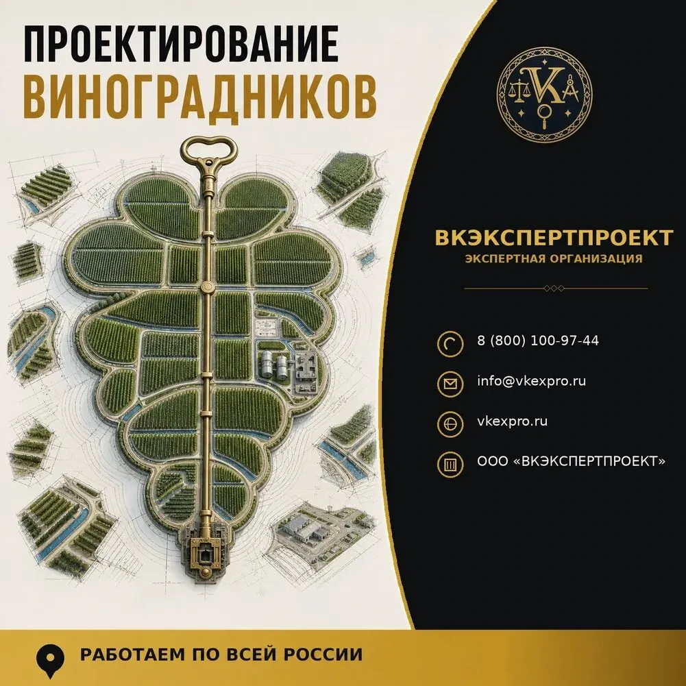 Проектирование виноградников