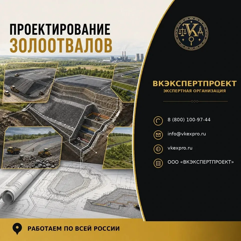 Проектирование золоотвалов
