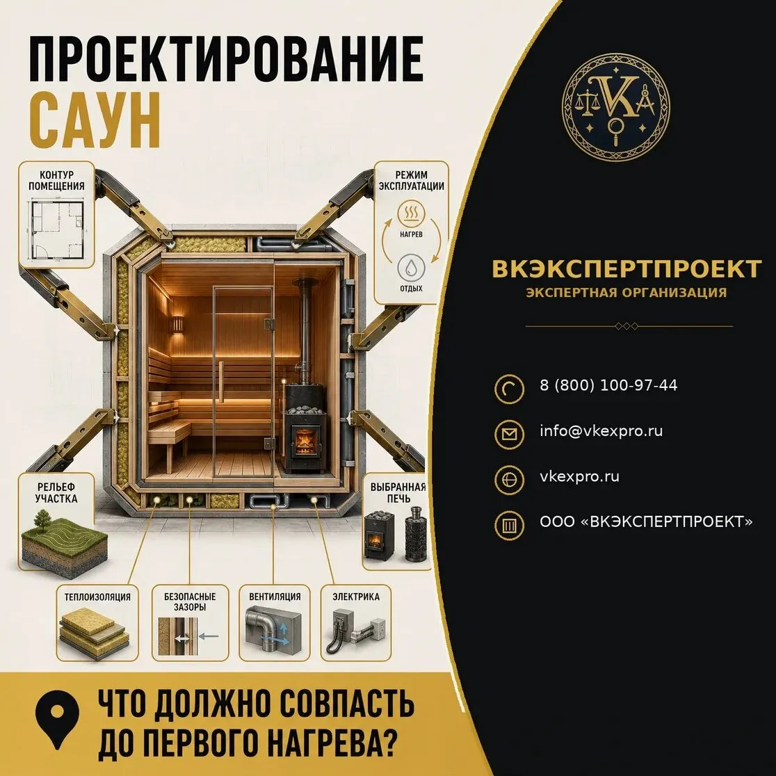 Проектирование саун