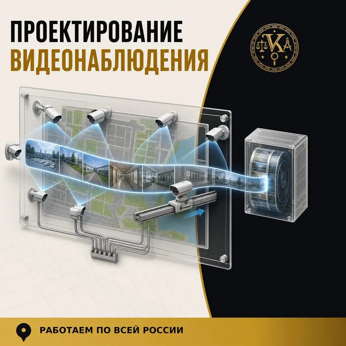 Проектирование видеонаблюдения