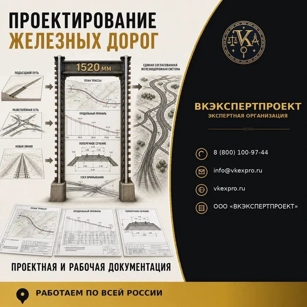 Проектирование железных дорог