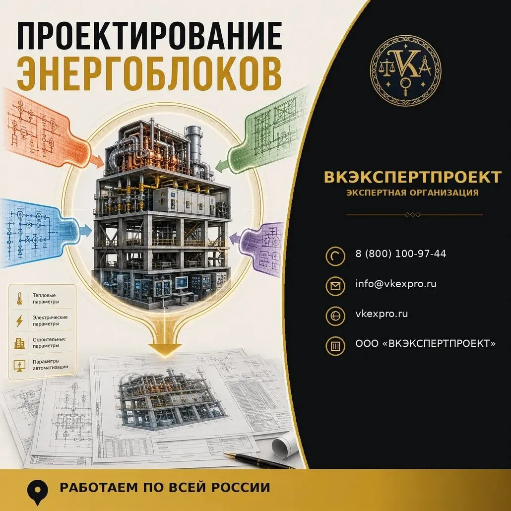 Проектирование энергоблоков