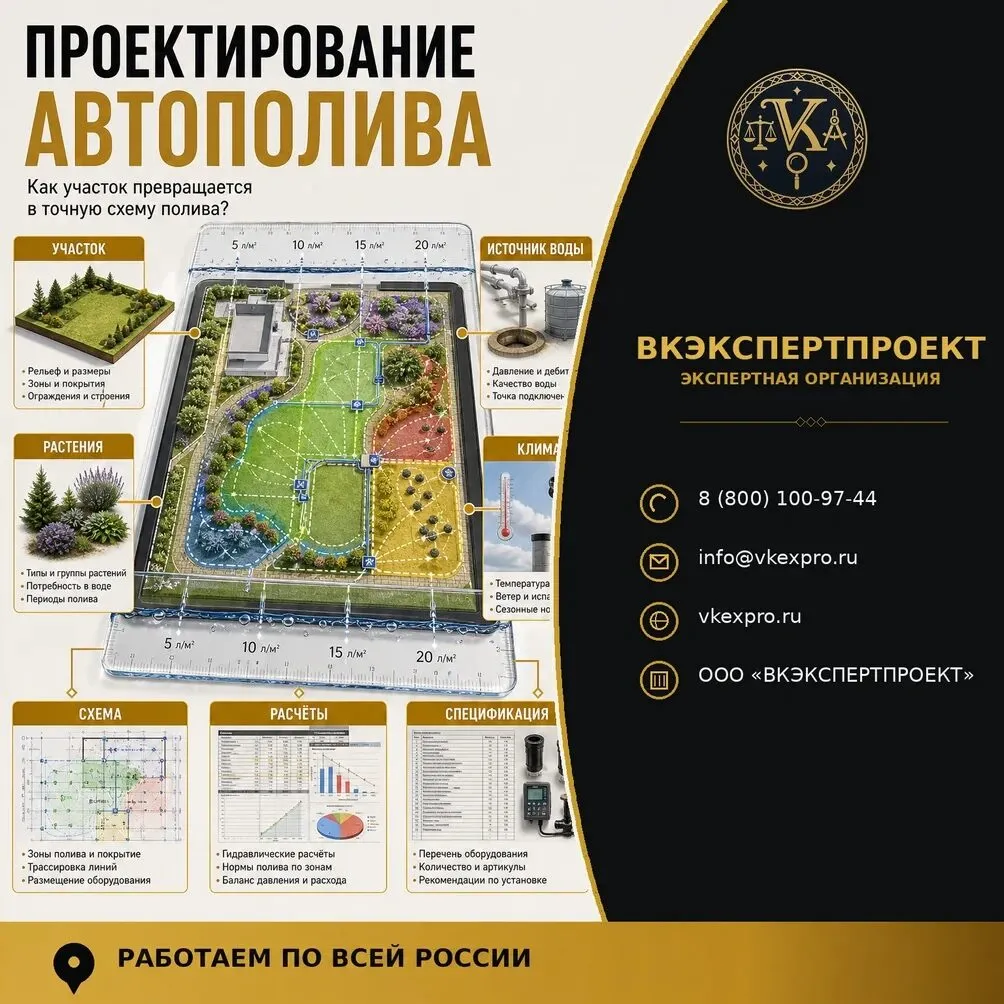 Проектирование автополива