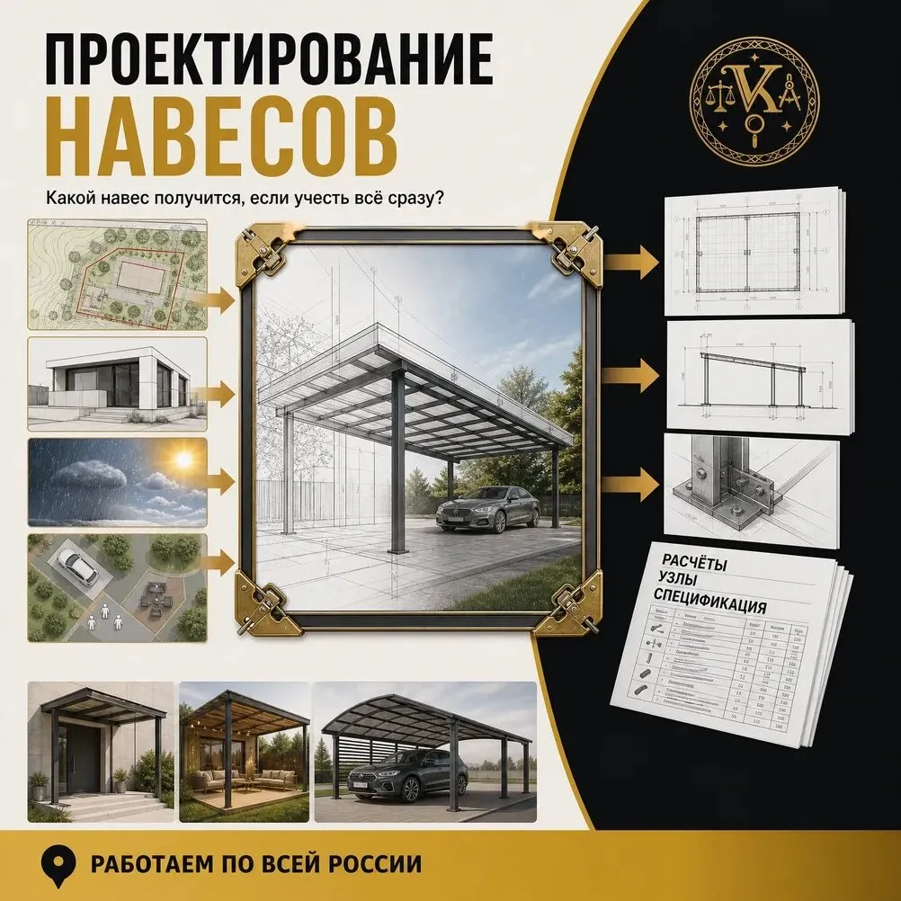 Проектирование навесов