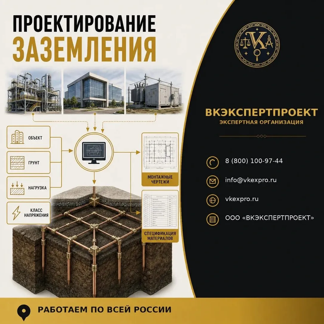 Проектирование заземления