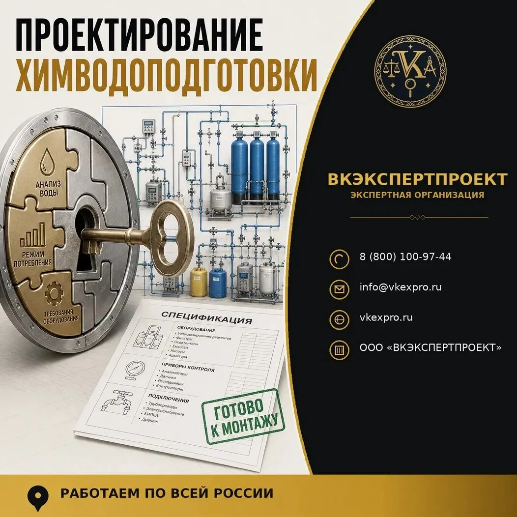 Проектирование химводоподготовки