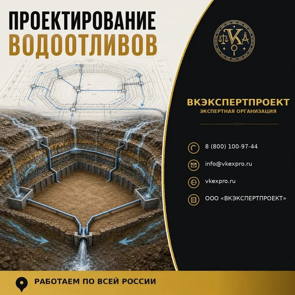 Проектирование водоотливов