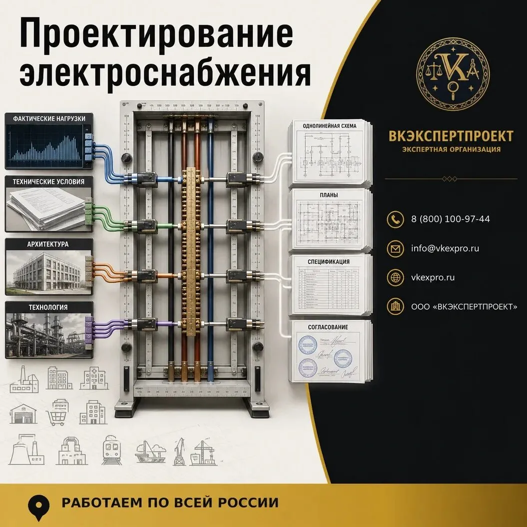 Проектирование электроснабжения