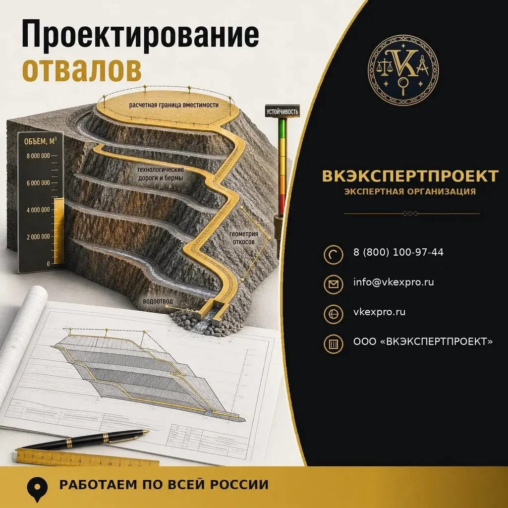 Проектирование отвалов