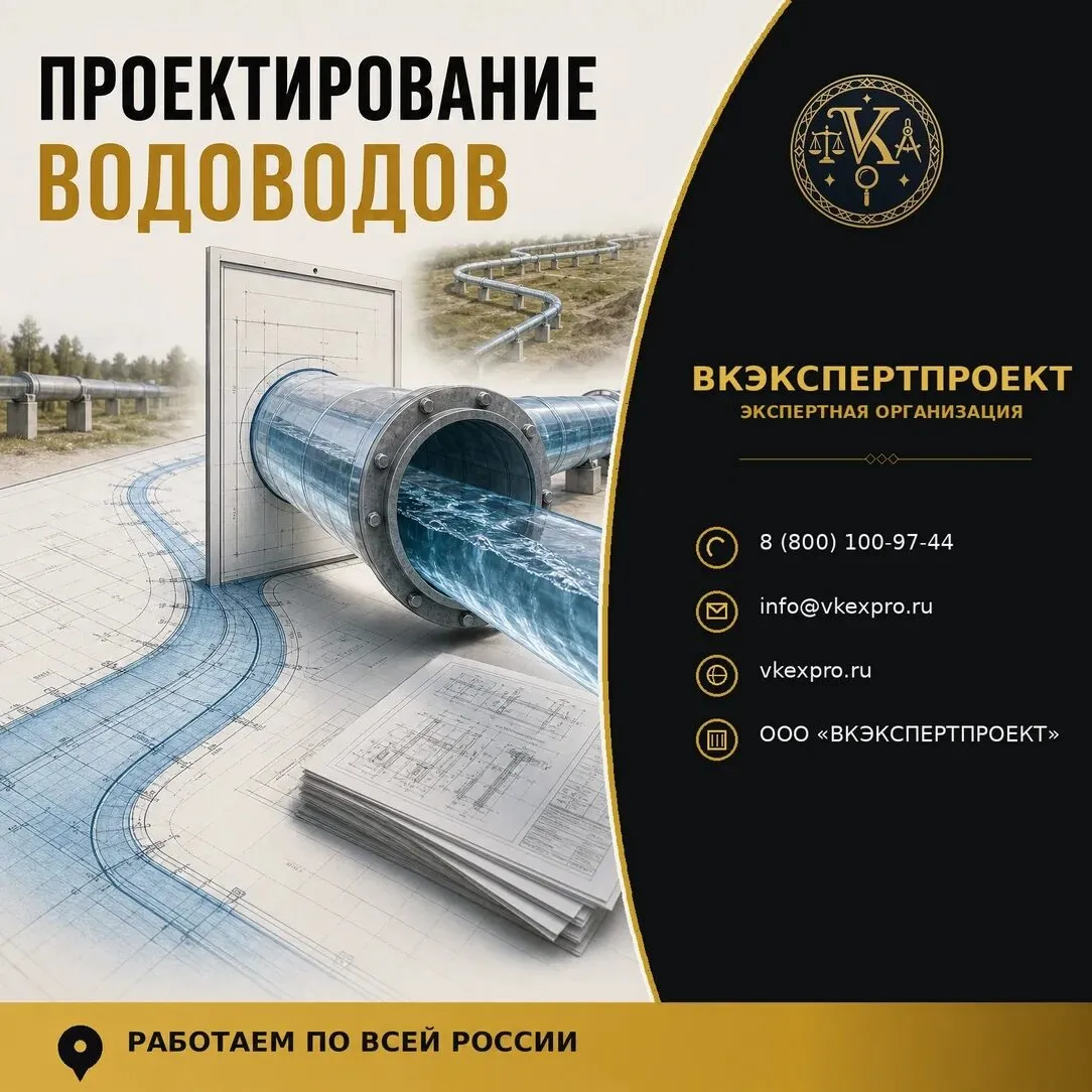 Проектирование водоводов