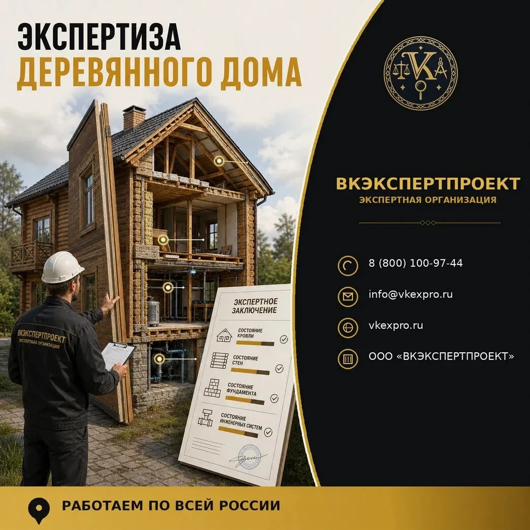 Экспертиза деревянного дома