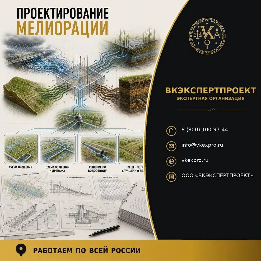 Проектирование мелиорации