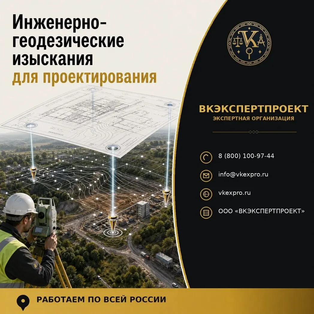 Инженерно-геодезические изыскания для проектирования