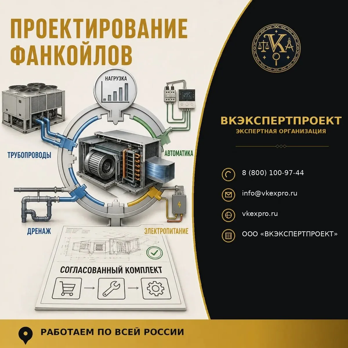 Проектирование фанкойлов