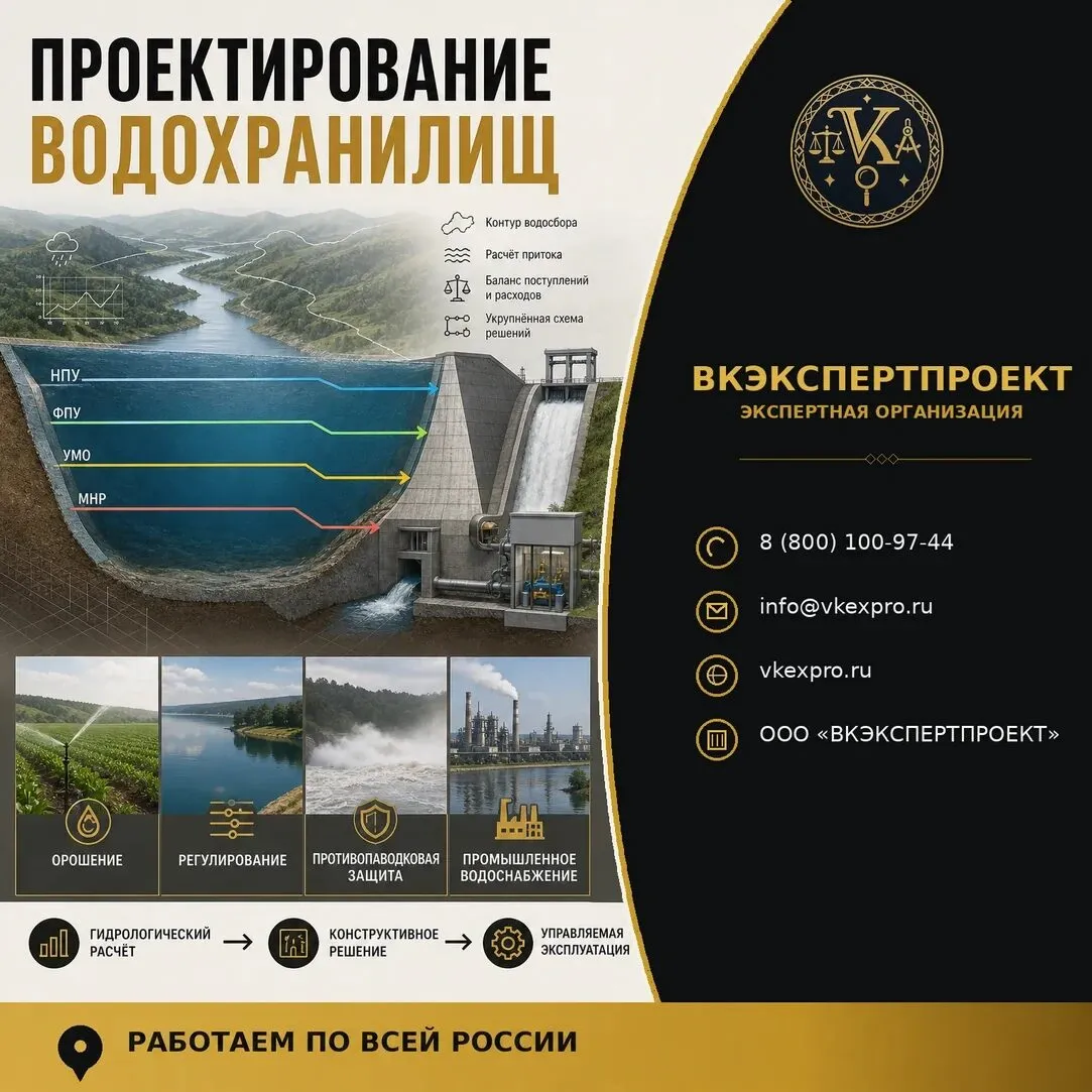 Проектирование водохранилищ
