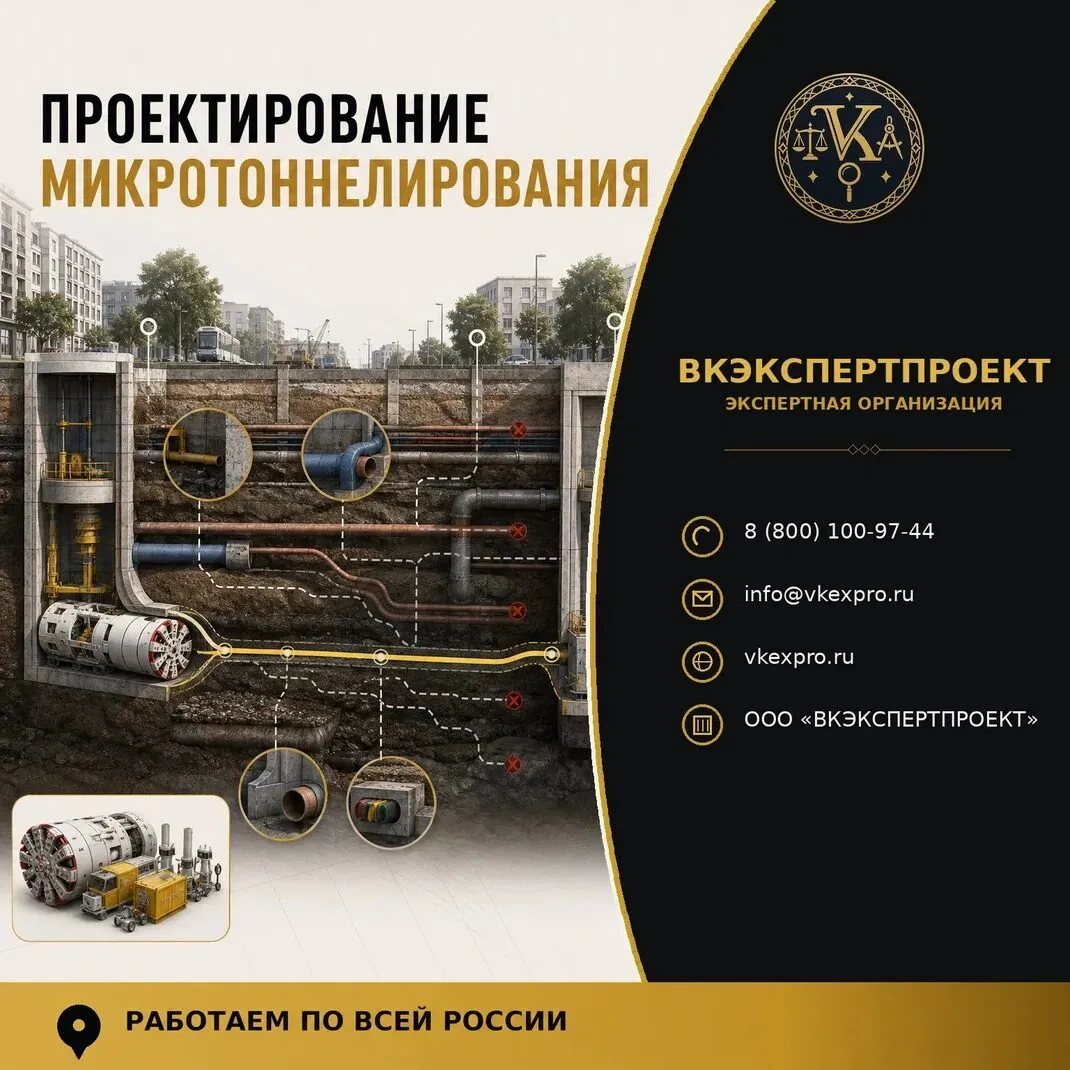 Проектирование микротоннелирования