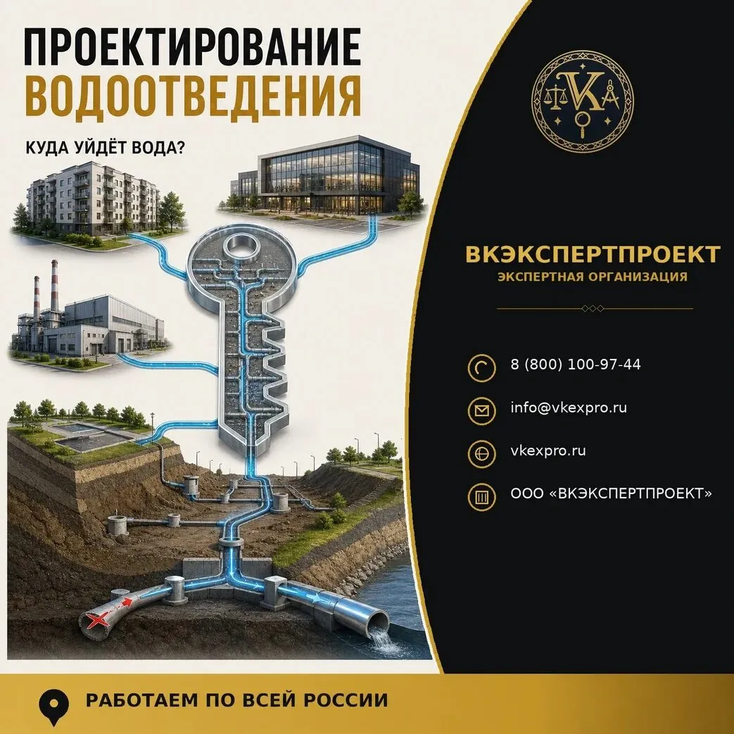 Проектирование водоотведения